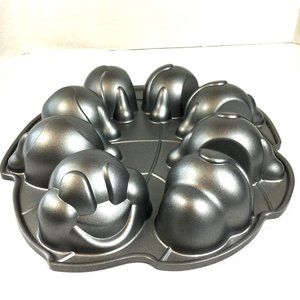 NORDIC WARE Caterpillar 8 Section Cakelet  Pan EUC